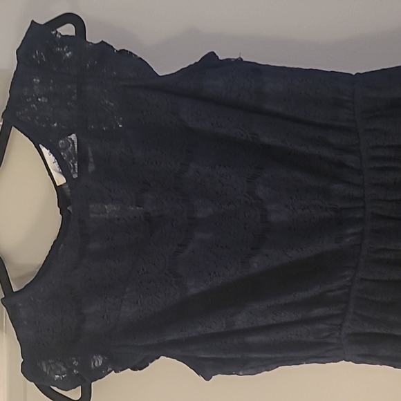Monteau Navy Blue Dress, Size M - Picture 4 of 4